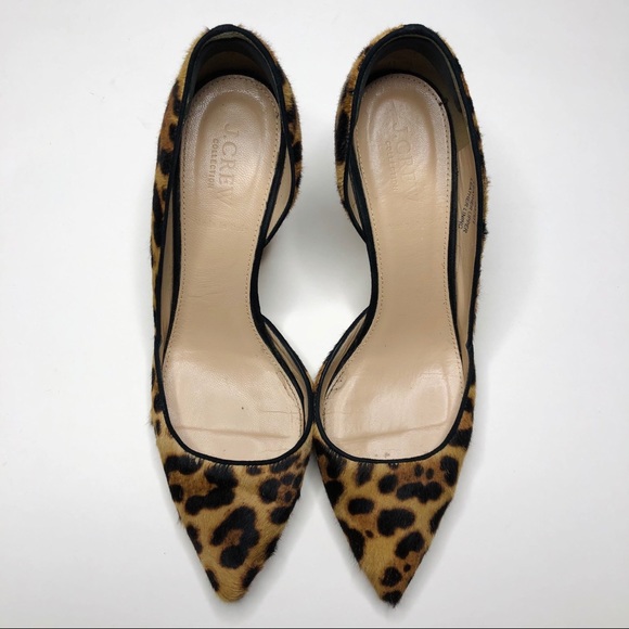 J.Crew Collection Pumps In Leopard Print Calf Hair - Picture 5 of 16